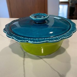 MCM VINTAGE CALIF USA POTTERY BOWL WITH LID